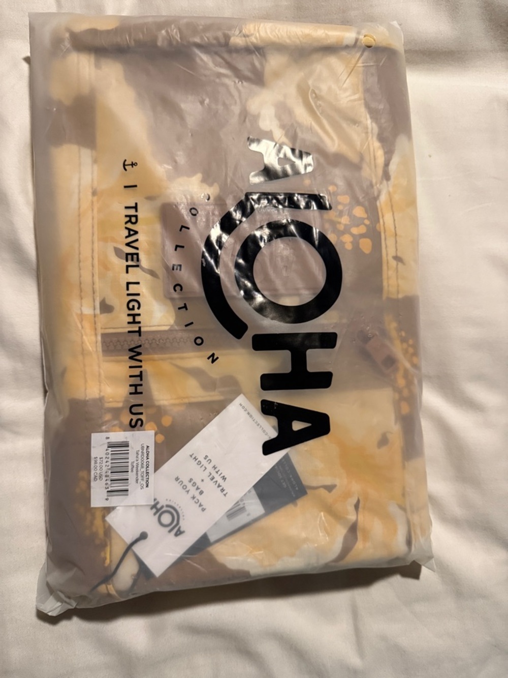 NWT Aloha Collection Tahaa Keep it Light Weekender in Toffee - Picture 4 of 4